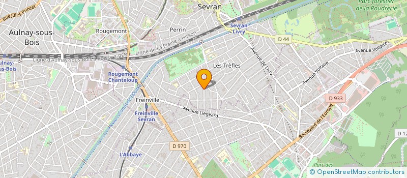 localisation de l'entreprise MONSIEUR AHLAN FALCK à SEVRAN