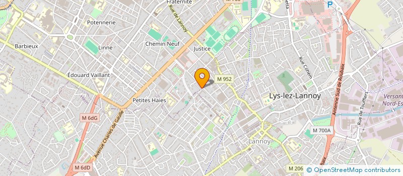 localisation de l'entreprise MONSIEUR AHLANE DOUIDA  ROUBAIX