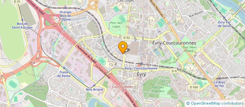 localisation de l'entreprise MONSIEUR AHLONKO PACOME MILE ALLICIO  EVRY-COURCOURONNES