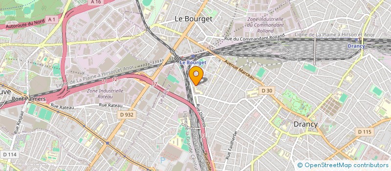 localisation de l'entreprise MONSIEUR AHMA FALL  DRANCY