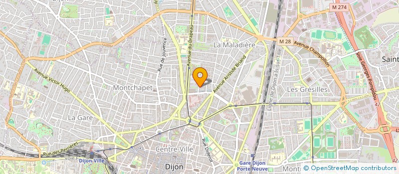 localisation de l'entreprise MONSIEUR AHMAD ABDULAZIZ  DIJON