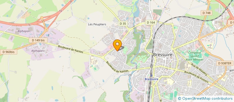 localisation de l'entreprise MONSIEUR AHMAD ABDULLAH  BRESSUIRE