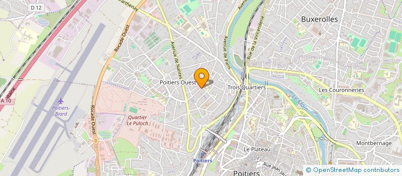 localisation de l'entreprise MONSIEUR AHMAD AHMADI  POITIERS