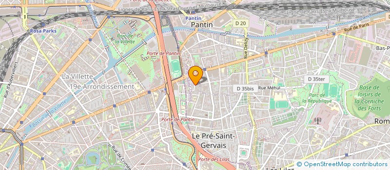 localisation de l'entreprise MONSIEUR AHMAD AHMADI  LE PRE-SAINT-GERVAIS