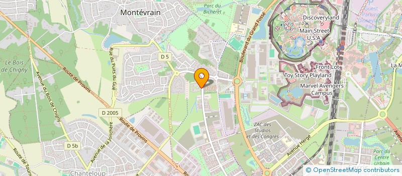 localisation de l'entreprise MONSIEUR AHMAD AHMADZAI  MONTEVRAIN