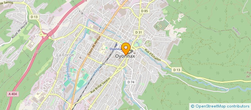 localisation de l'entreprise MONSIEUR AHMAD AKBARI à OYONNAX