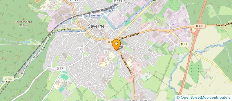 localisation de l'entreprise MONSIEUR AHMAD AL KHATIB  SAVERNE