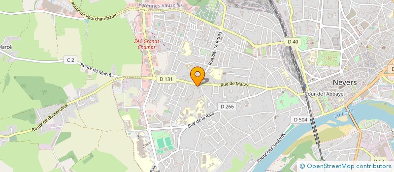 localisation de l'entreprise MONSIEUR AHMAD ALIKHIL  NEVERS
