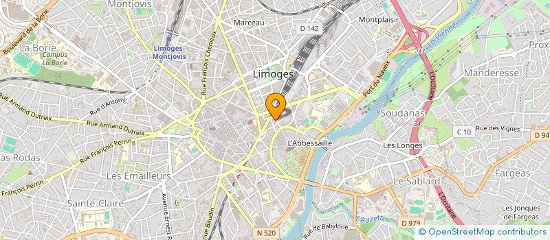 localisation de l'entreprise MONSIEUR AHMAD ALMASALMAH à LIMOGES