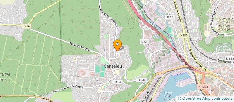 localisation de l'entreprise MONSIEUR AHMAD AMINI à CANTELEU