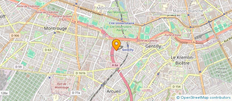 localisation de l'entreprise MONSIEUR AHMAD ASGARI MONFARED à GENTILLY
