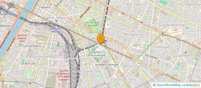 localisation de l'entreprise MONSIEUR AHMAD BARAT  LYON