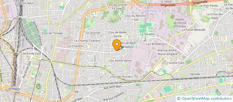localisation de l'entreprise MONSIEUR AHMAD BATHICH à ORLEANS
