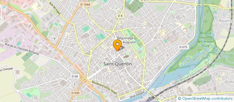 localisation de l'entreprise MONSIEUR AHMAD CAHIL à SAINT-QUENTIN