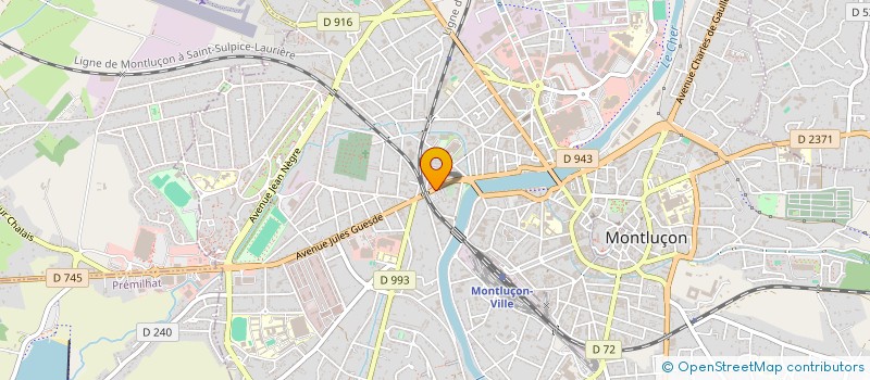 localisation de l'entreprise MONSIEUR AHMAD CHAKARI  MONTLUCON