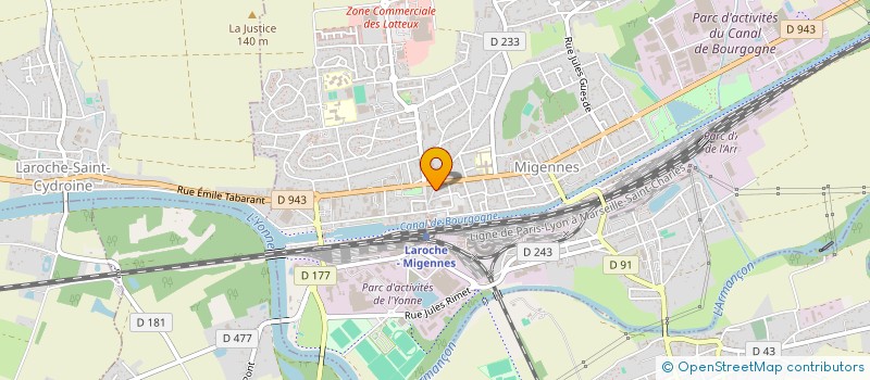 localisation de l'entreprise MONSIEUR AHMAD CHOURBAJI  MIGENNES