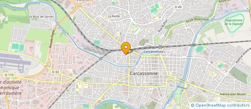 localisation de l'entreprise MONSIEUR AHMAD CHOWDHURY à CARCASSONNE