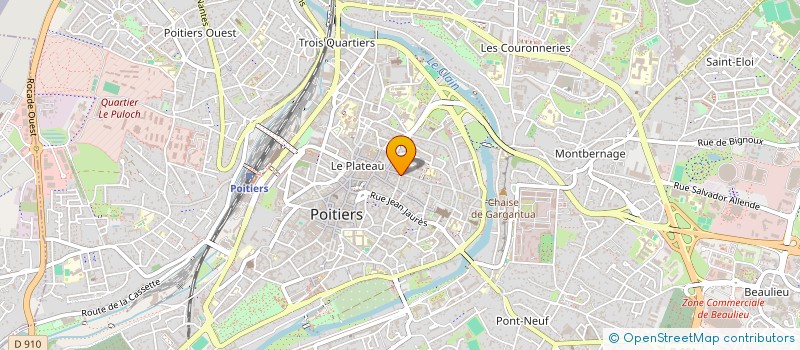 localisation de l'entreprise MONSIEUR AHMAD EL GHAZZAWI  POITIERS