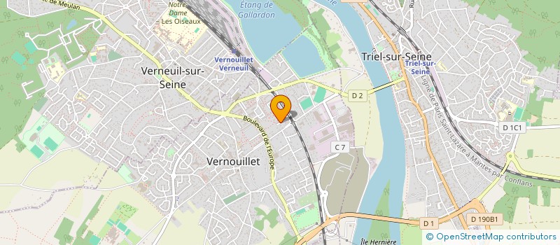 localisation de l'entreprise MONSIEUR AHMAD ELSALAG à VERNOUILLET
