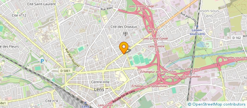 localisation de l'entreprise MONSIEUR AHMAD FAYEZ MABROUCK ID DAOUD  LENS