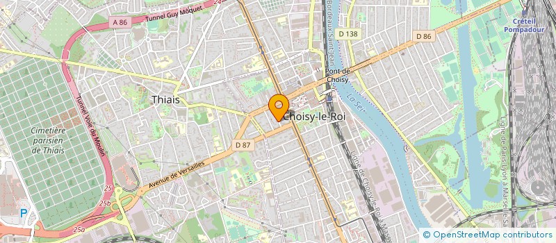 localisation de l'entreprise MONSIEUR AHMAD FESTOK à CHOISY-LE-ROI