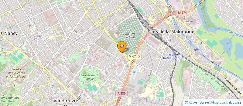 localisation de l'entreprise MONSIEUR AHMAD GHBEISH  VANDUVRE-LES-NANCY