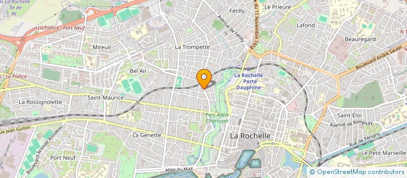 localisation de l'entreprise MONSIEUR AHMAD HASHEMI  LA ROCHELLE