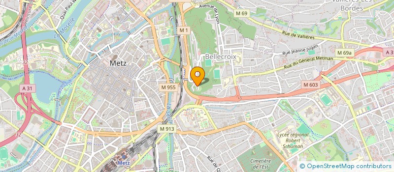 localisation de l'entreprise MONSIEUR AHMAD HOSSAIN ADELI  METZ