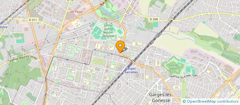 localisation de l'entreprise MONSIEUR AHMAD HOTAK  SARCELLES