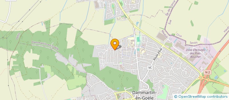 localisation de l'entreprise MONSIEUR AHMAD JABER  DAMMARTIN-EN-GOELE