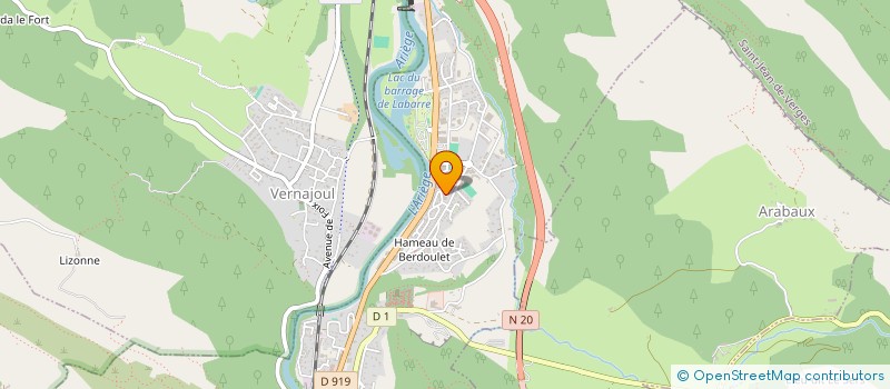 localisation de l'entreprise MONSIEUR AHMAD KARKOUSH à FOIX