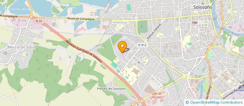localisation de l'entreprise MONSIEUR AHMAD KHALED ASFAR à SOISSONS