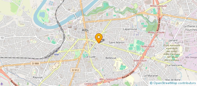localisation de l'entreprise MONSIEUR AHMAD KURESHI à ALBI