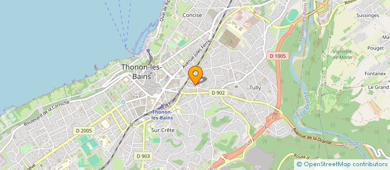 localisation de l'entreprise MONSIEUR AHMAD LERWANI à THONON-LES-BAINS