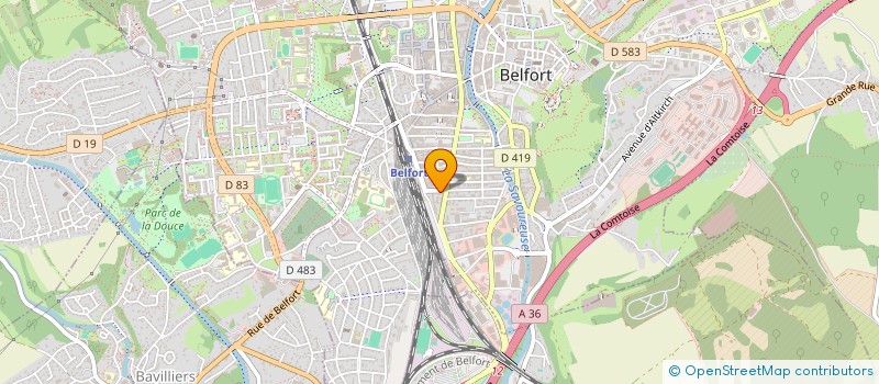 localisation de l'entreprise MONSIEUR AHMAD MAARAWI à BELFORT