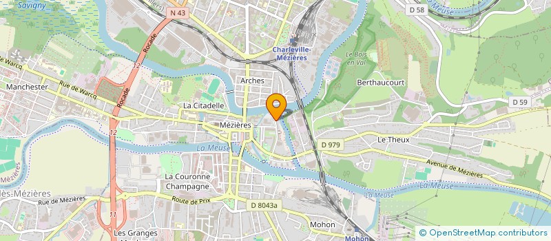 localisation de l'entreprise MONSIEUR AHMAD MAHMUDI  CHARLEVILLE-MEZIERES