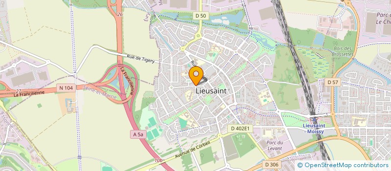 localisation de l'entreprise MONSIEUR AHMAD MATHANI  LIEUSAINT