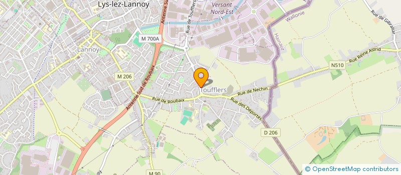 localisation de l'entreprise MONSIEUR AHMAD MAZYAD  TOUFFLERS