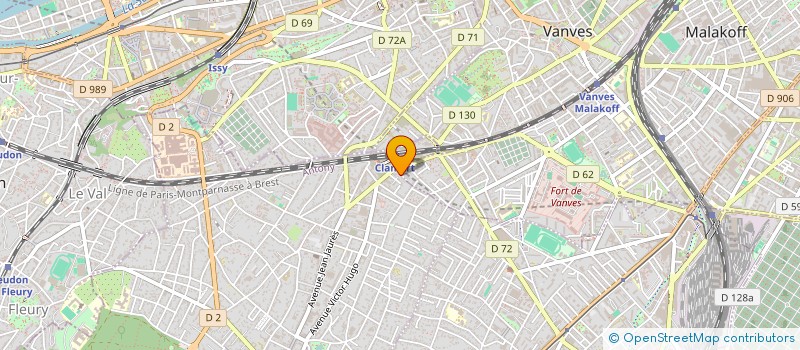 localisation de l'entreprise MONSIEUR AHMAD MIRSHEKARI CHARGARI  CLAMART