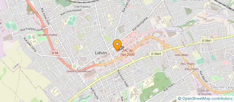 localisation de l'entreprise MONSIEUR AHMAD MOBEEN  LIEVIN