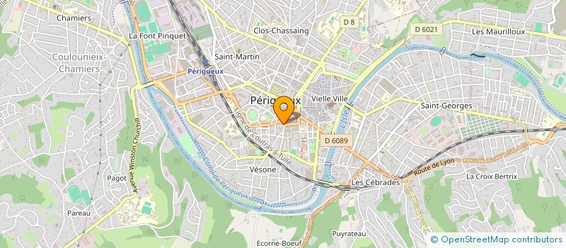 localisation de l'entreprise MONSIEUR AHMAD MOHAMMADI  PERIGUEUX