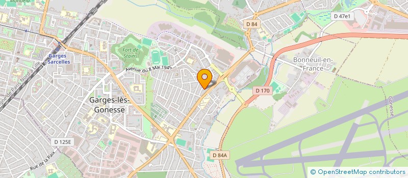 localisation de l'entreprise MONSIEUR AHMAD NABI EISAKHEL  GARGES LES GONESSE