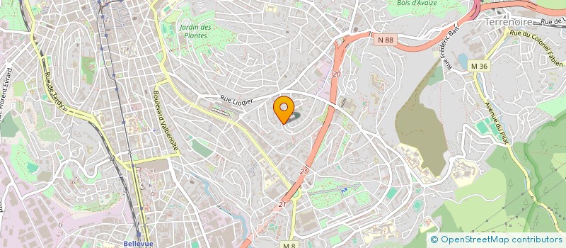 localisation de l'entreprise MONSIEUR AHMAD NOORI  SAINT-ETIENNE