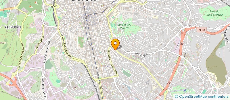 localisation de l'entreprise MONSIEUR AHMAD NSAIR  SAINT-ETIENNE