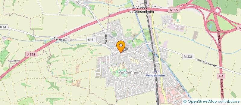 localisation de l'entreprise MONSIEUR AHMAD OMID GAUHARI  VENDENHEIM