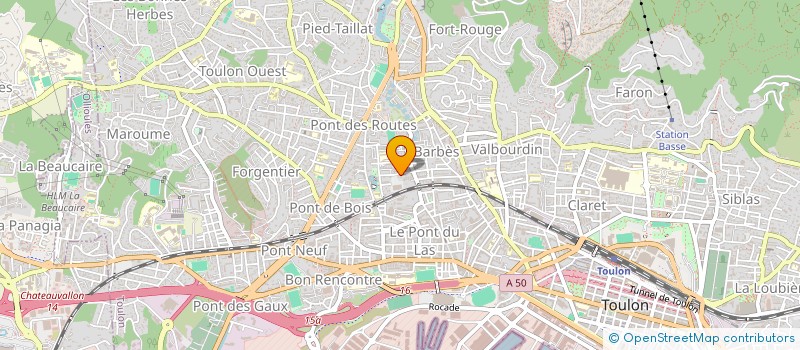 localisation de l'entreprise MONSIEUR AHMAD POPALZAI  TOULON