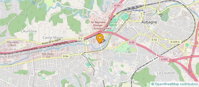 localisation de l'entreprise MONSIEUR AHMAD SEIAR HAJIZADA  AUBAGNE