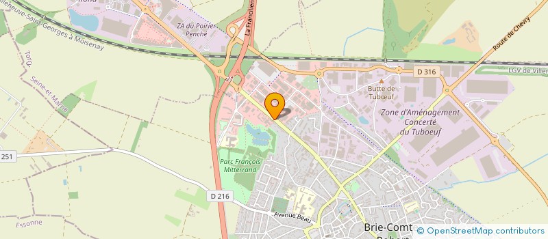 localisation de l'entreprise MONSIEUR AHMAD SHABIR QADREE  BRIE-COMTE-ROBERT