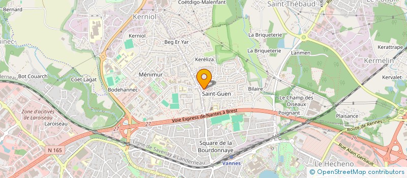 localisation de l'entreprise MONSIEUR AHMAD SHAFAEI à VANNES