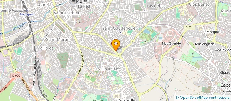 localisation de l'entreprise MONSIEUR AHMAD SHAH HOSSEINI  PERPIGNAN